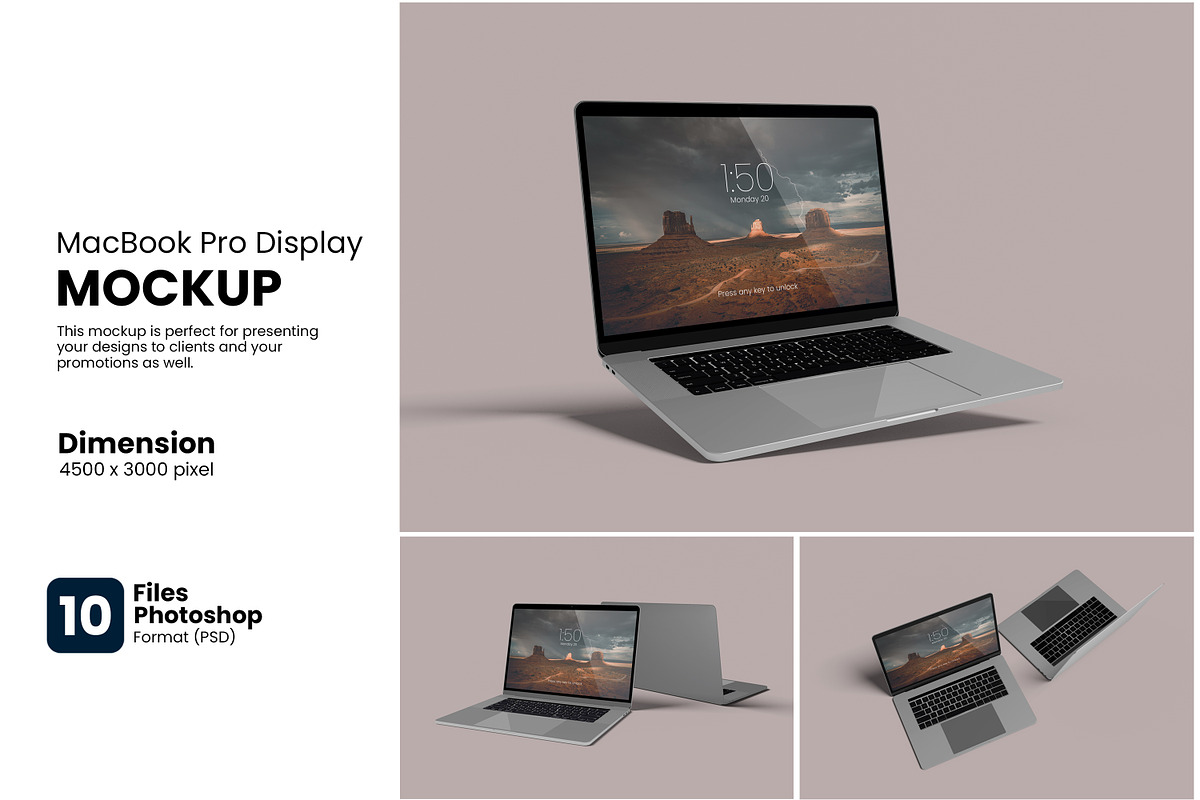 MacBook Pro Display Mockup, an iPhone Mockup by bimockup (Photo 1 of 13)