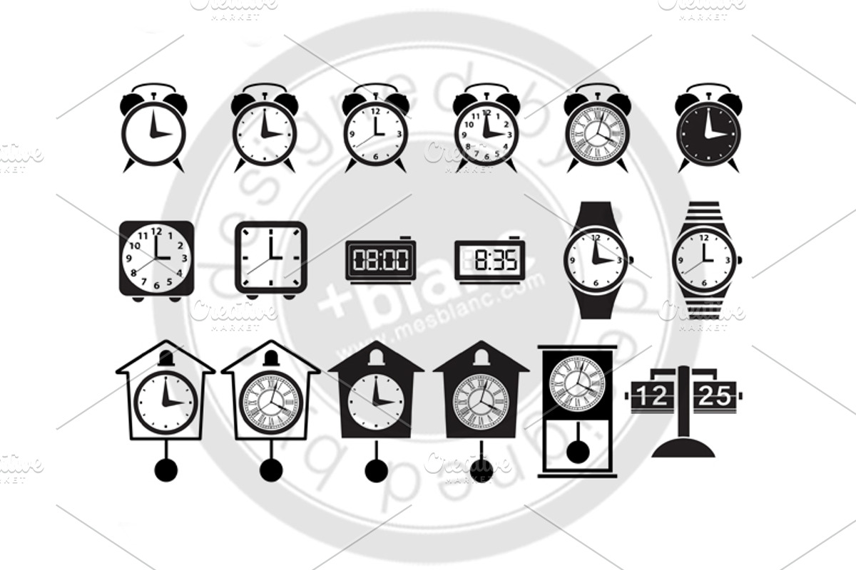 clocks icons, an Icon by mesblanc (Photo 2 of 3)