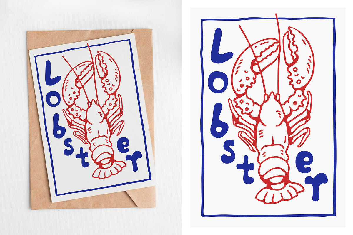 Dolce Vita, summer holiday posters, a Decorative Illustration by Good Studio (Photo 4 of 6)