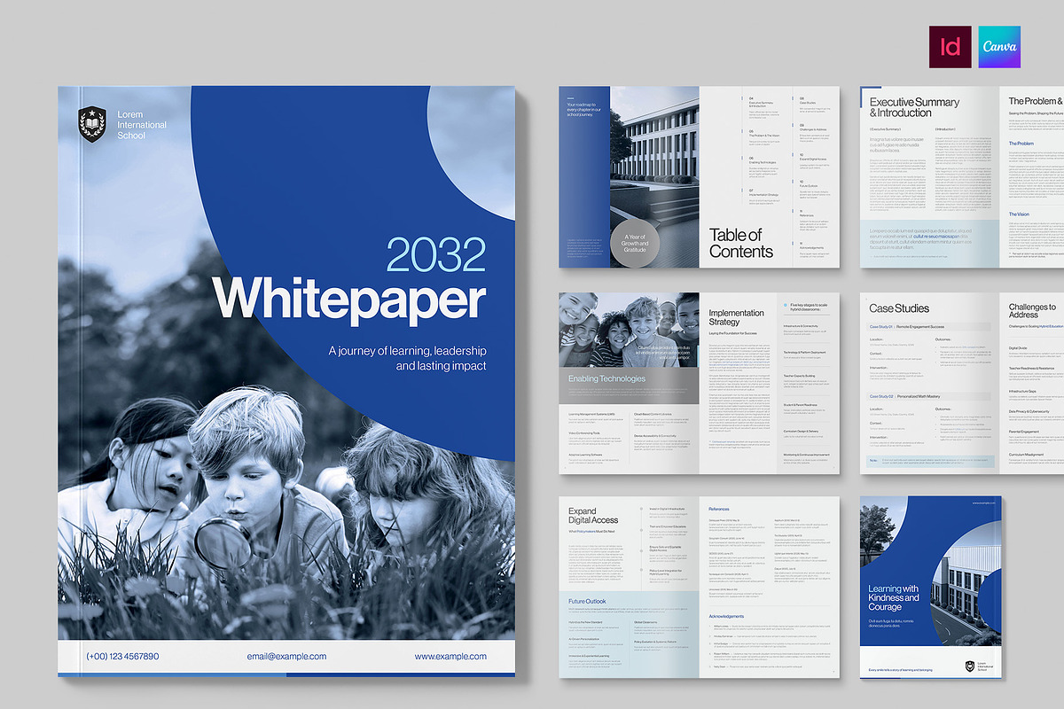 Whitepaper Template, a Brochure Template by BrandPacks (Photo 1 of 4)