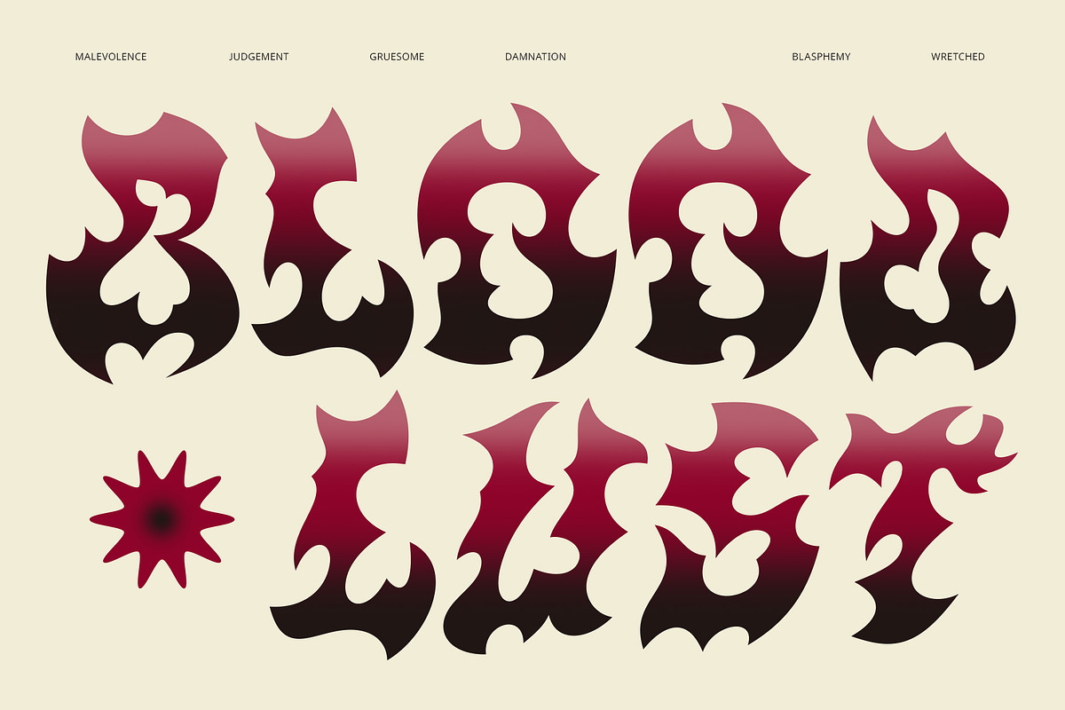 CS Ravemous – Black Metal Font, a Blackletter Font by Craft Supply Co. (Photo 2 of 8)
