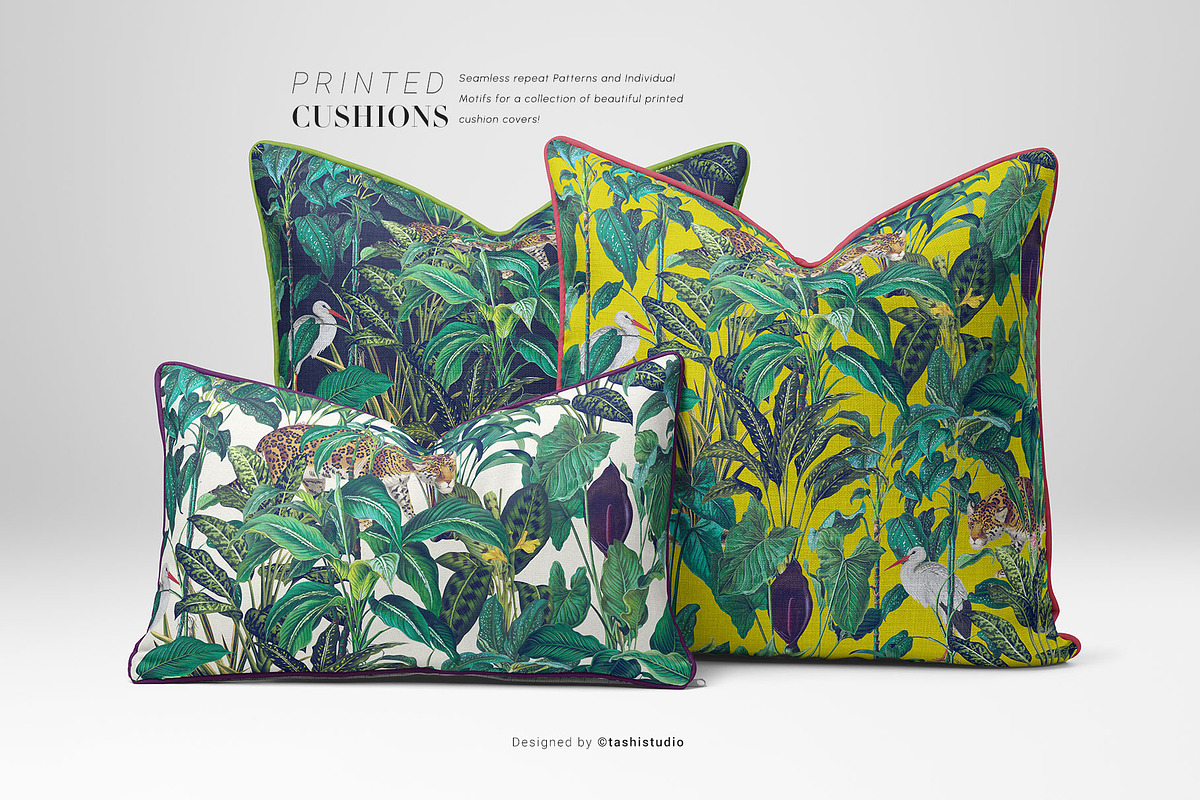 Emerald Wilderness Luxury Patterns!, a Pattern Graphic by Pink Linen (Photo 9 of 11)