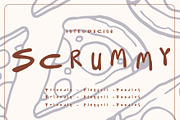 Scrummy Foodies Font, a Font by Randomtypesht (Thumbnail 1 of 5)