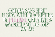 Ophylia, a Blackletter Font by ethylene.creative (Thumbnail 7 of 8)