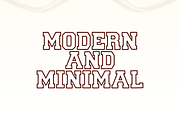 Scholar Block Outline, a Sans Serif Font by Dm Studio (Thumbnail 7 of 10)