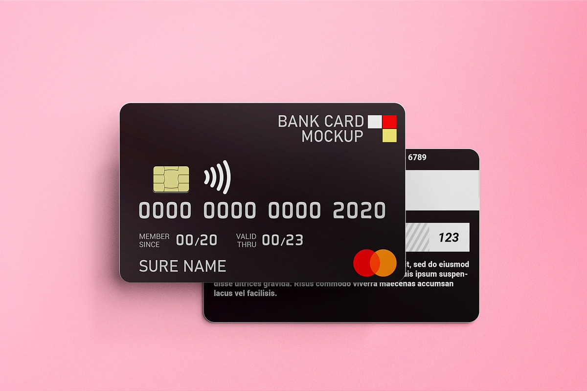 Credit / Bank Card Mock-Up, a Product Mockup by 2M GRAPHICS DESIGN (Photo 4 of 7)