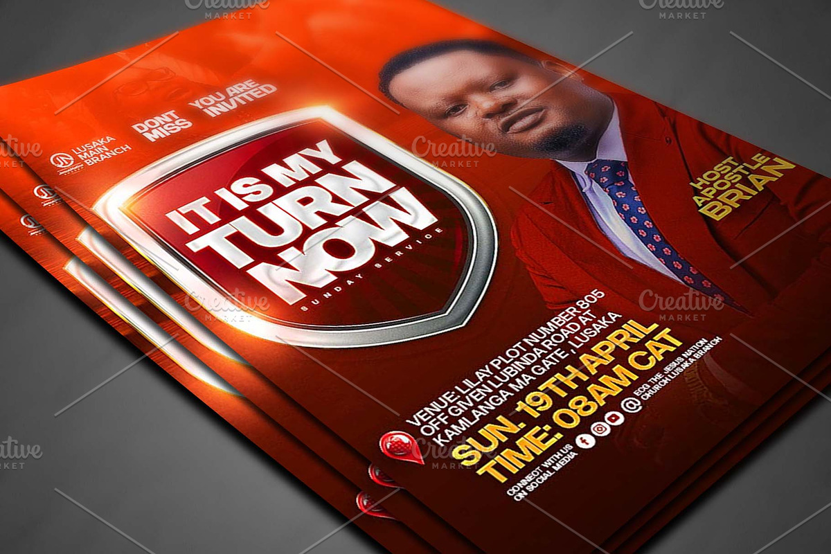 Church Flyer Psd Template, a Social Media Template by church flyer templates (Photo 4 of 4)
