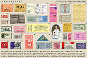 Receiptify - Vintage Ephemera Pack, an Object Graphic by Dina Mae (Thumbnail 3 of 8)