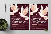 Church Conference Flyer, a Flyer Template by Annora Studio (Thumbnail 2 of 5)