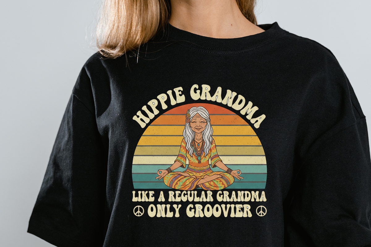 Groovy Hippie Grandma PNG, 70s Retro, a Graphic by Vector Portal (Photo 5 of 5)