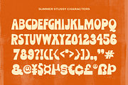 Summer Stussy - Retro Funky Font, a Sans Serif Font by Pandeka Studio (Thumbnail 11 of 12)