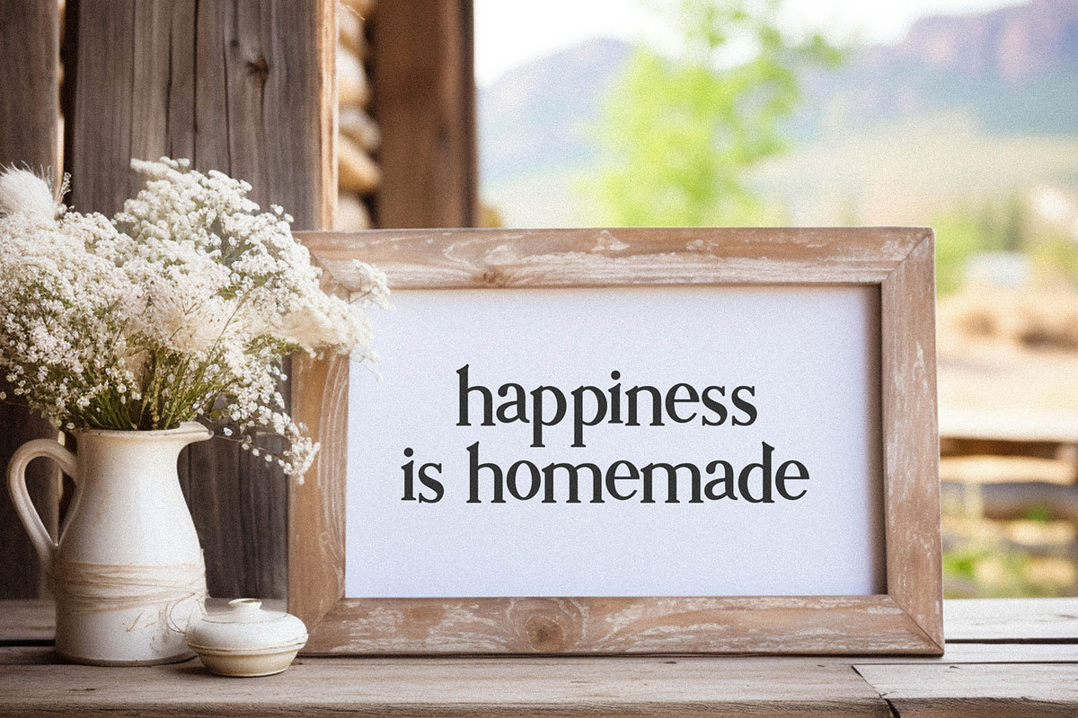 Lavender Haze - Cozy Farmhouse Font, a Serif Font by BarcelonaShop (Photo 10 of 12)