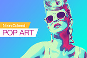 Neon Colored POP ART, an Action Add-On by PSD Action (Thumbnail 4 of 5)