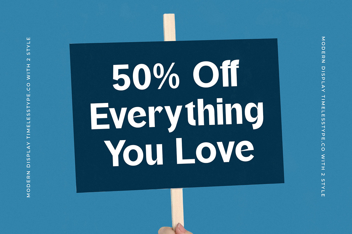 Oritale Modern Display Font, a Sans Serif Font by timelesstype.co (Photo 4 of 20)
