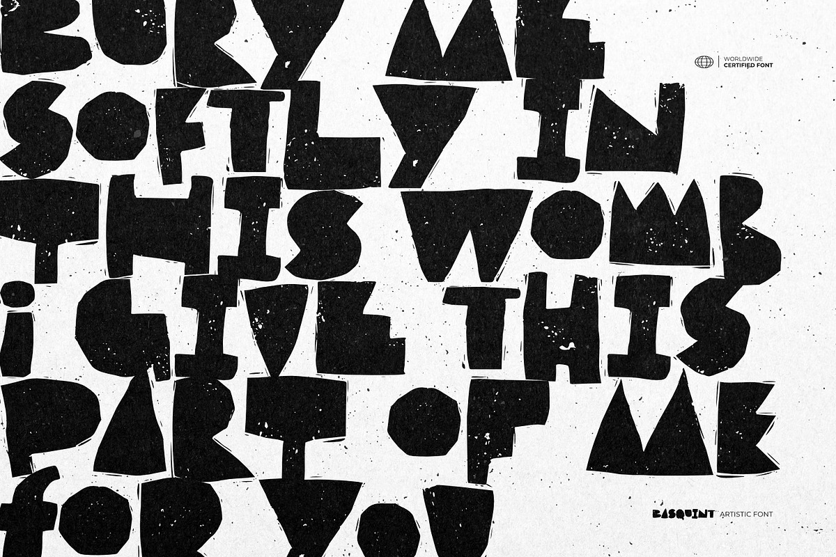 Basquint - Noise Font, a Symbol Font by ikiiko (Photo 5 of 7)