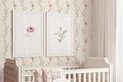 Watercolor Blush Roses Floral Set, a Decorative Illustration by Carol Lozove (Thumbnail 39 of 50)