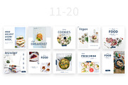 Food Instagram Posts, a Social Media Template by Milos Knezevic (Thumbnail 5 of 6)