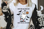Ghost theme-I don't need Halloween, a Seasonal Illustration by Rose Art (Thumbnail 3 of 5)