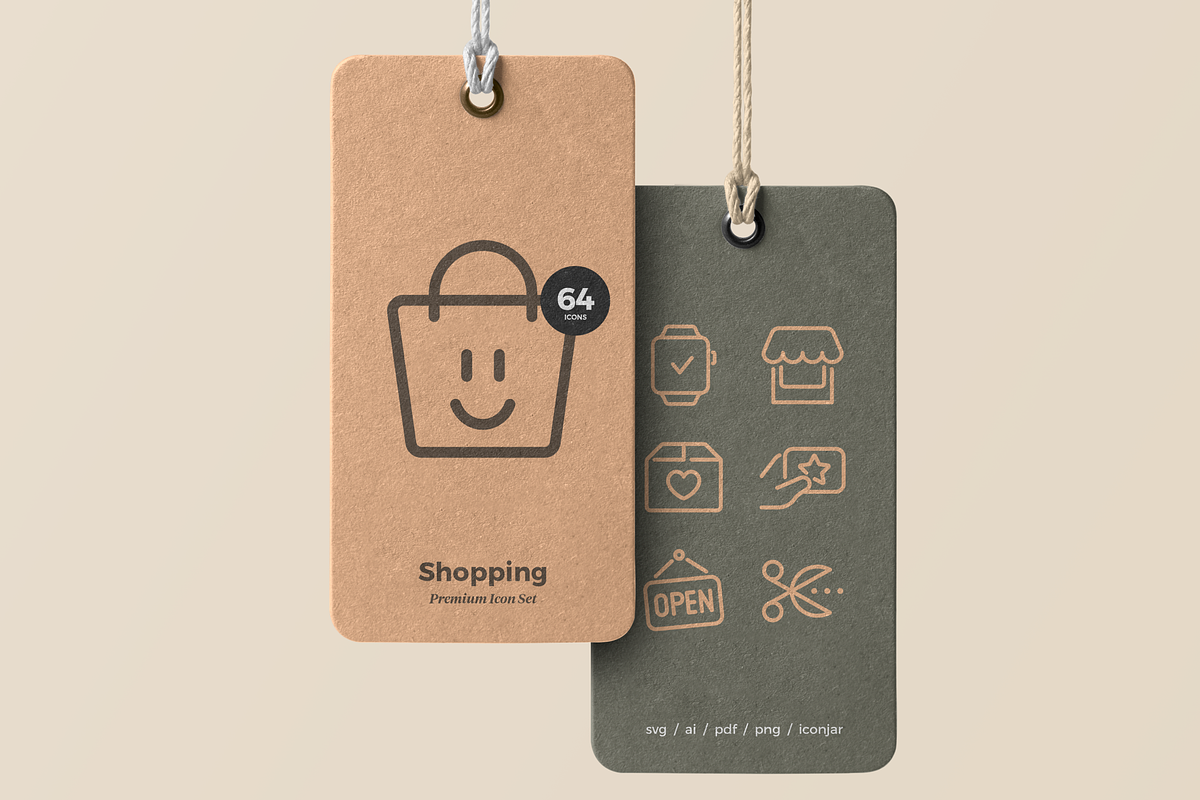 Shopping Icons — Pixi Line, an Outline Icon by Scott Dunlap (Photo 7 of 9)