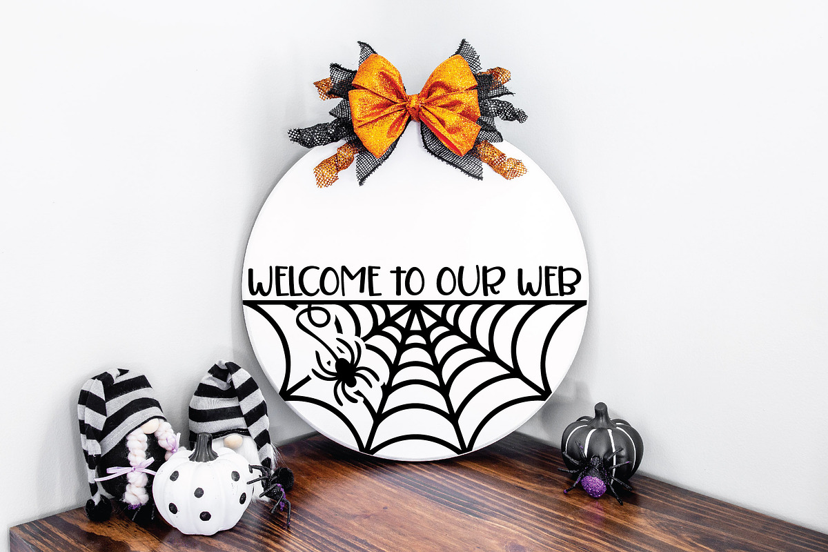Halloween Door Signs SVG Bundle, an Illustration by OldMarket Designs (Photo 4 of 10)