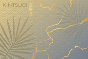 Kintsugi Cracks Background, a Decorative Illustration by PsychocheArt (Thumbnail 1 of 2)