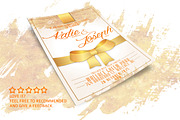 Gold Wedding Invitation, an Invitation Template by Tiaga (Thumbnail 3 of 3)