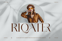 Riqater || Modern Classy Serif Font