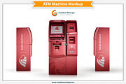 ATM Machine Mockup Template, a Mockup by Plus Media (Thumbnail 1 of 3)
