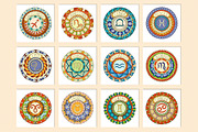 Colorful zodiac signs, an Object Graphic by Julia_Snegireva (Thumbnail 2 of 4)