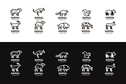 Cute Animal Logo Bundle Vol 3, a Branding & Logo Template by Qilart (Thumbnail 3 of 3)