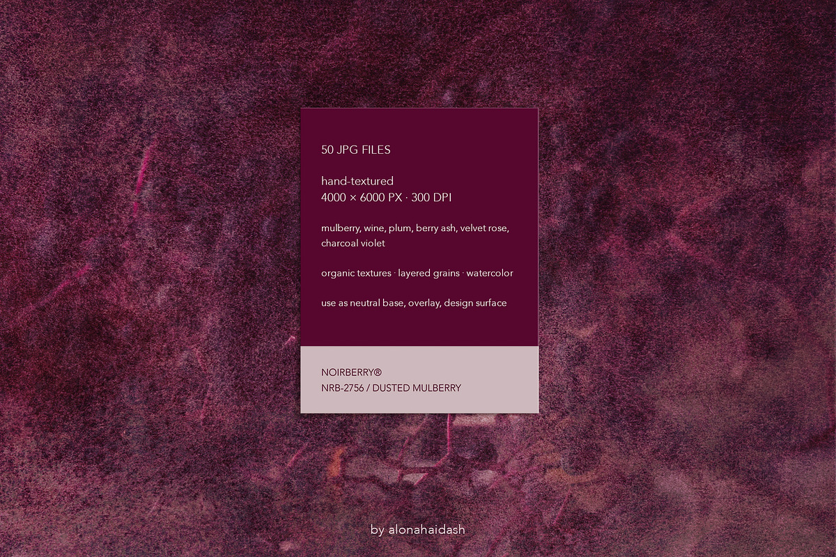 Noirberry · Textured Backgrounds, a Background Graphic by alonahaidash (Photo 4 of 10)