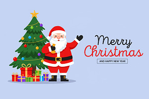 Merry Christmas & Happy New Year PSD