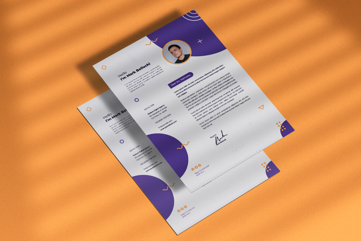 Web Developer CV Resume, a Resume Template by Rahardi Creative