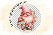 Seashell Gnome Clipart Bundle., an Illustration by SVGArt (Thumbnail 9 of 9)