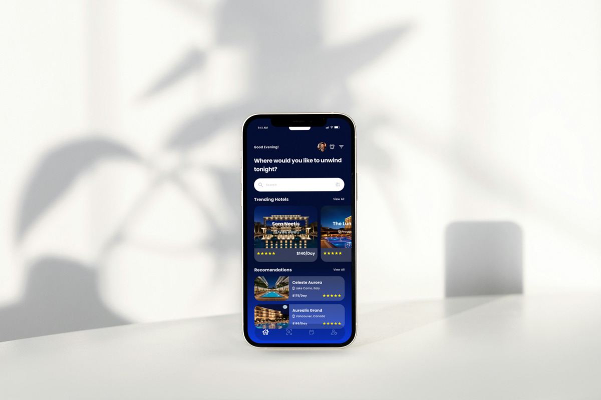 Nocturne - Hotel Design Template, an App Template by productype1 (Photo 5 of 5)