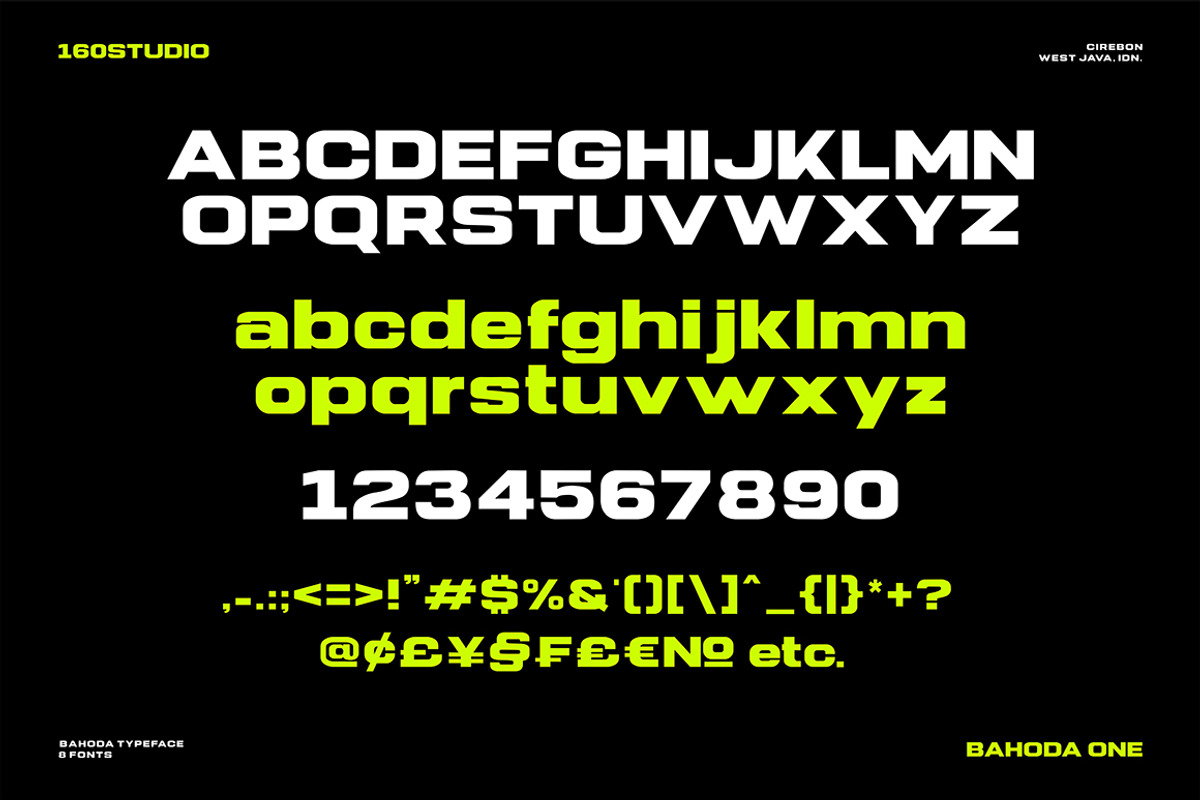 Bahoda Modern Logo Font Collection, a Sans Serif Font by 160 Studio (Photo 8 of 16)