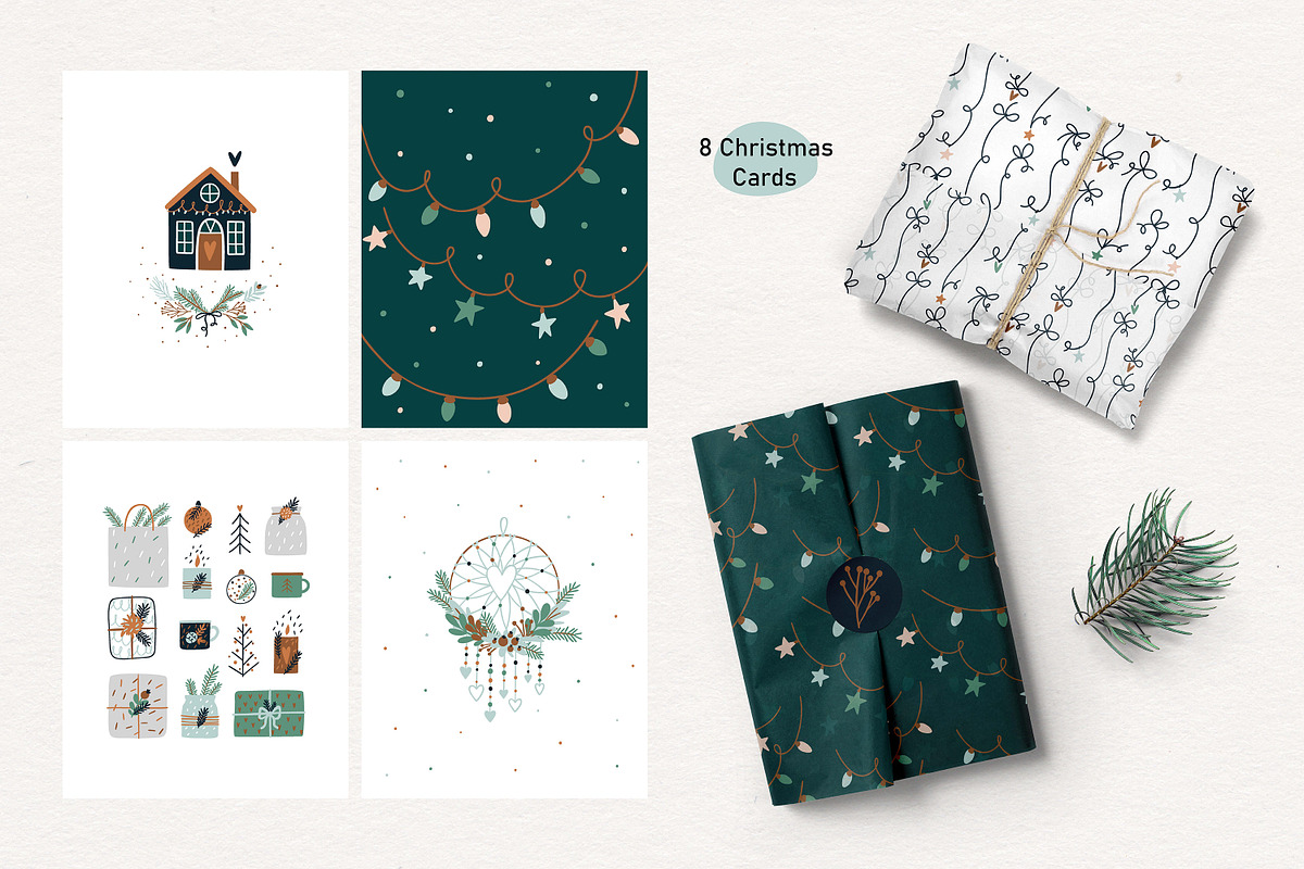 Christmas kittens, an Animal Illustration by OxanaTally (Photo 6 of 12)