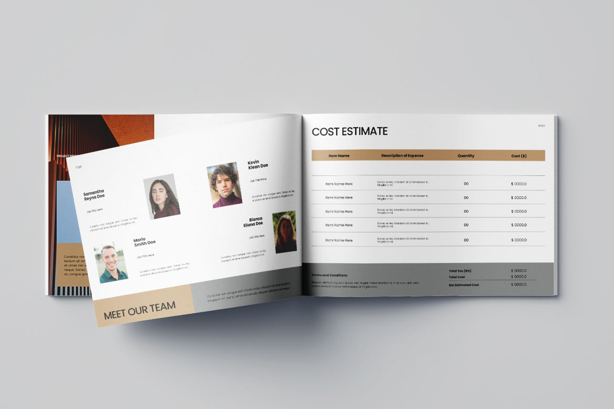Business Proposal Template Vol.13, a Brochure Template by Bewalrus Studio (Photo 6 of 11)