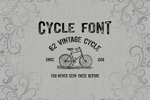 Cycle Font-50% Off