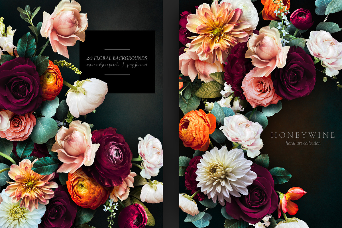 Honeywine Floral Art Collection, an Object Graphic by Eclectic Anthology (Photo 3 of 19)