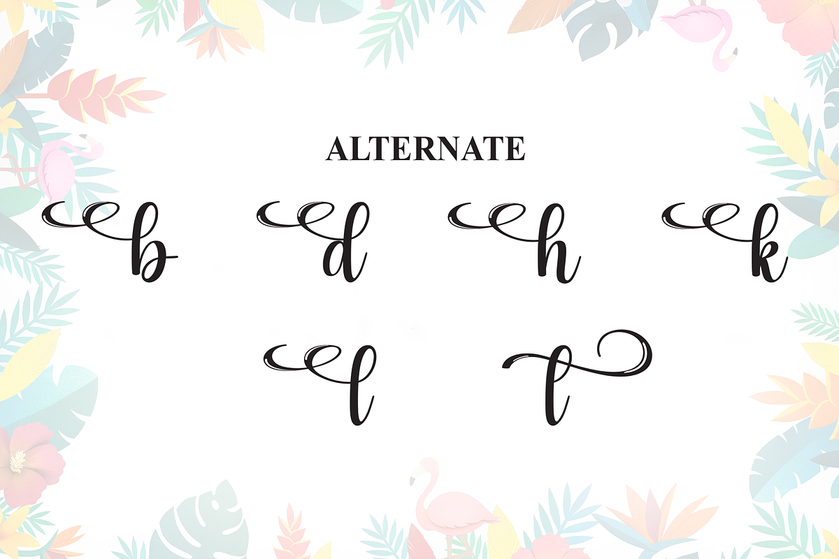 Tropical Handmade | Script Font, a Handwritten Font by Scratchones (Photo 8 of 9)