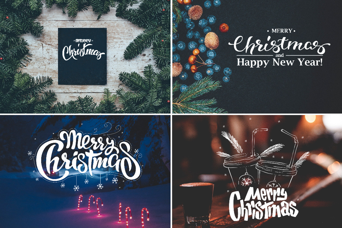 20 Christmas Overlays, an Illustration by Urbanshop (Photo 4 of 5)