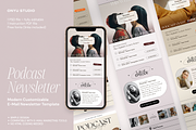 Flutter Podcast Newsletter Template, an Email Template by ONYU Studio (Thumbnail 1 of 3)