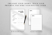 Digital Cleaning & Household Planner, a Stationery Template by BRANDcontent (Thumbnail 3 of 6)
