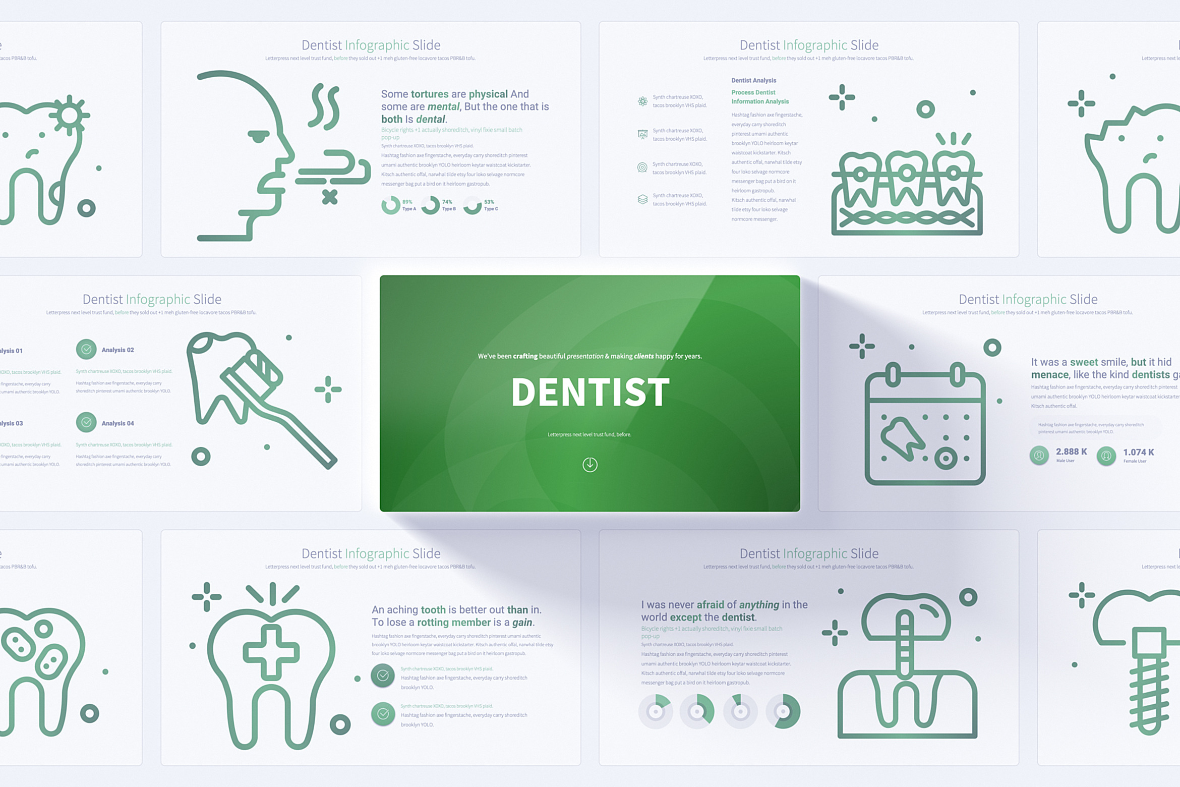 DENTIST - PowerPoint PPT Slides, a Presentation Template by Pulsecolor