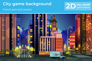 2d City Background, an Illustration by 2dvillShop (Thumbnail 2 of 2)