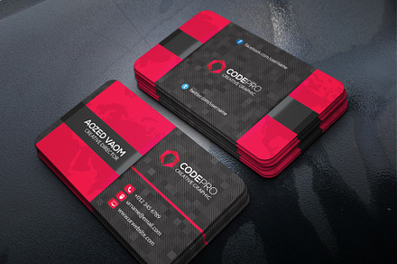 Corporate Business card, a Business Card Template by xnorpix