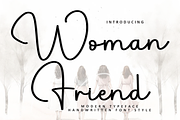 Woman Friend, a Handwritten Font by FreshTypeINK (Thumbnail 1 of 8)