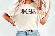 Boho Floral Nana PNG, an Illustration by Watercolor design (Thumbnail 3 of 3)