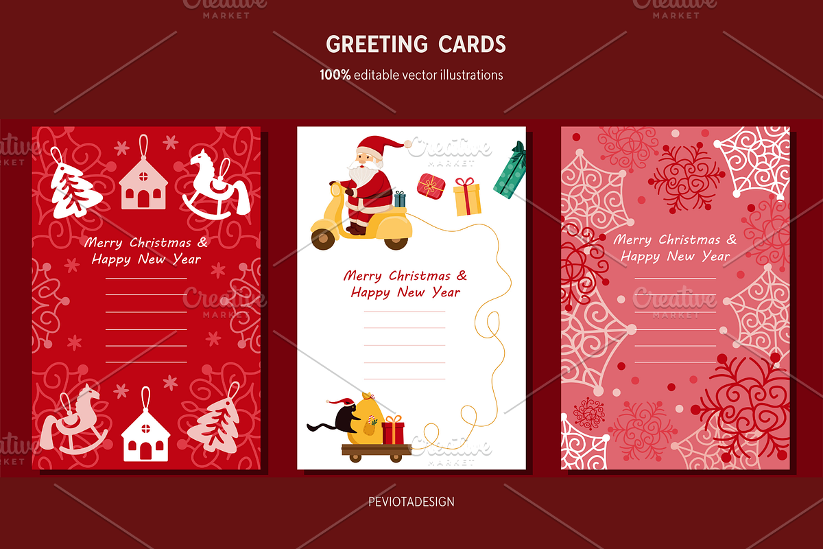 Big winter festive collection, a Seasonal Illustration by Peviotadesign (Photo 8 of 14)